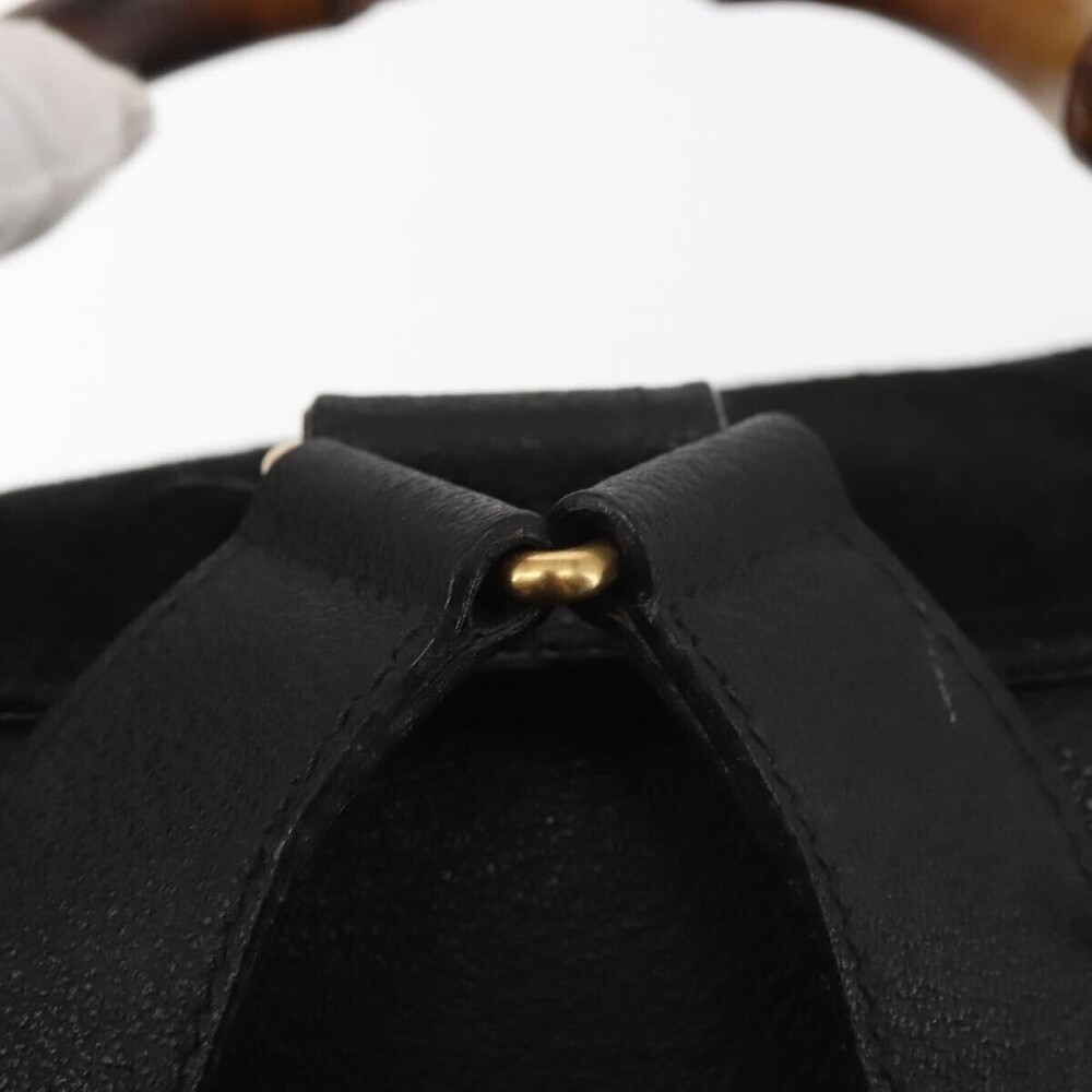 Gucci Vintage Bamboo Suede Medium - Picture 14 of 16